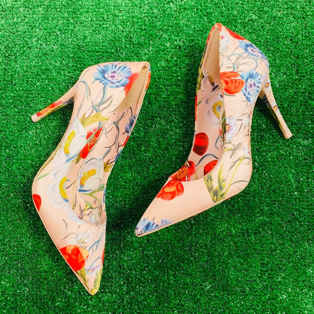 ALDO - Floral Heeled Shoe